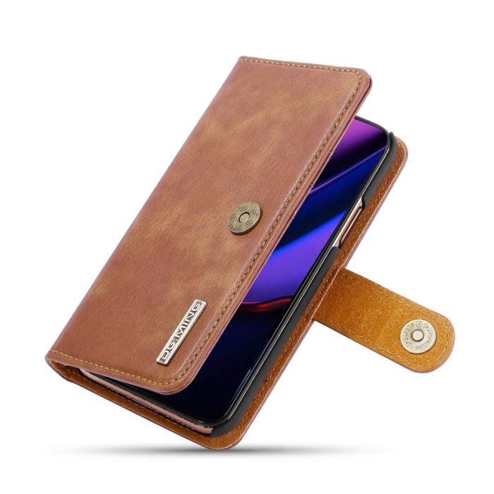Bild 3, DG.MING iPhone 11 Pro Max - DG.MING Plånboksfodral/Magnet Skal - Brun - Teknikhallen.se