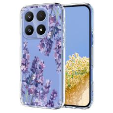  Xiaomi 17 Skal TPU Blommor Bl&aring;regn - Teknikhallen.se