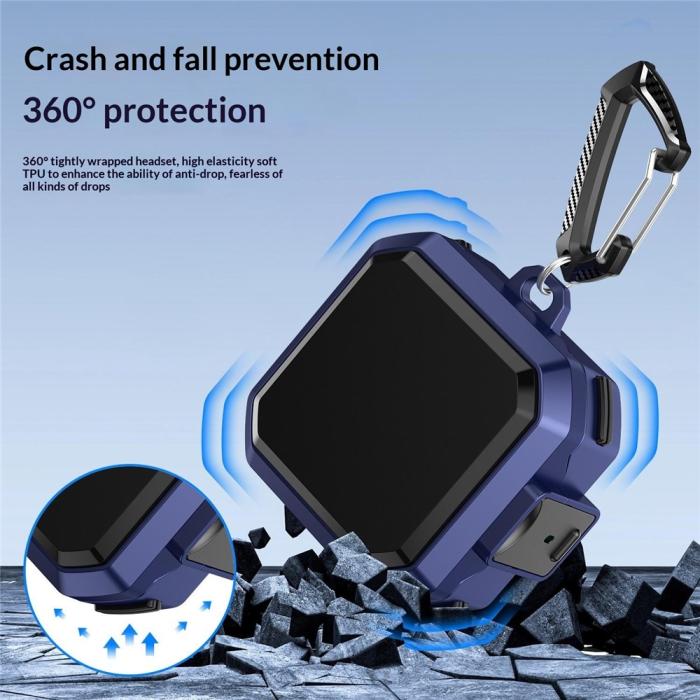 Bild 2,  Samsung Galaxy Buds 4/4 Pro Skal Shockproof Hybrid Grön - Teknikhallen.se