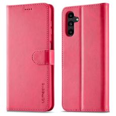 LC.IMEEKE LC.IMEEKE Galaxy A15 4G/5G Fodral L&auml;der Rosa/R&ouml;d - Teknikhallen.se