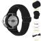  Google Pixel Watch / Watch 2 Justerbart Nylon Armband Svart - Teknikhallen.se