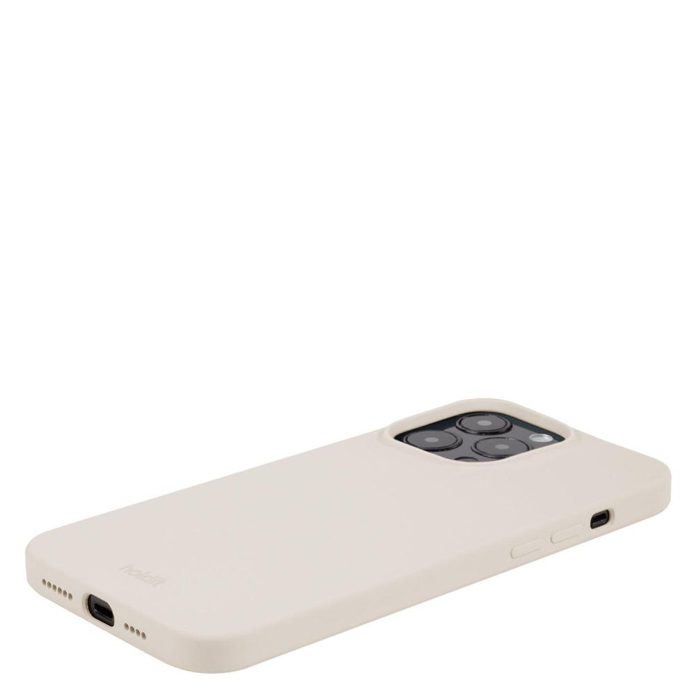 holdit holdit iPhone 15 Pro Max Mobilskal Silikon Light Beige - Teknikhallen.se