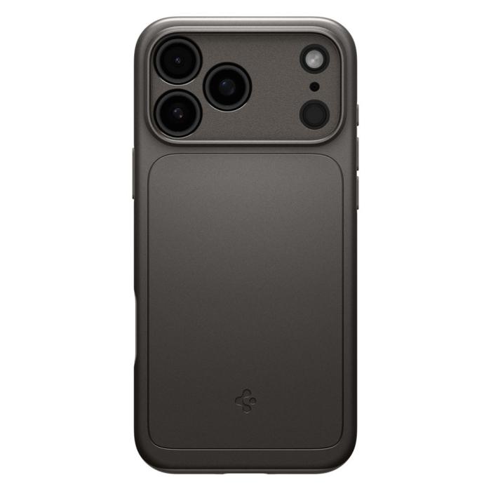 Bild 3, Spigen Spigen iPhone 18 Pro / 17 Pro Skal MagSafe Thin Fit Gunmetal - Teknikhallen.se