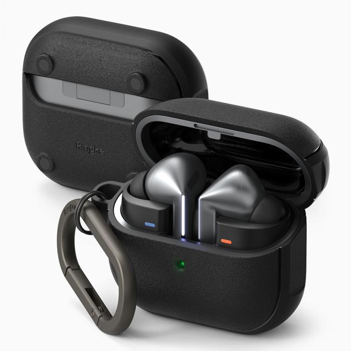 Bild 2, Ringke Ringke Galaxy Buds 3 / 3 Pro Skal MagSafe Onyx Svart - Teknikhallen.se