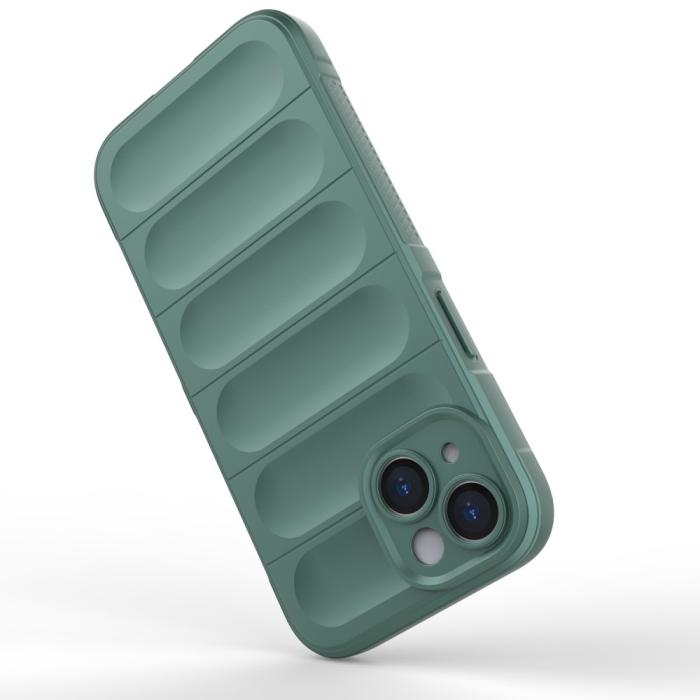 Bild 3,  iPhone 15 Plus Skal Magic Shield Grön - Teknikhallen.se