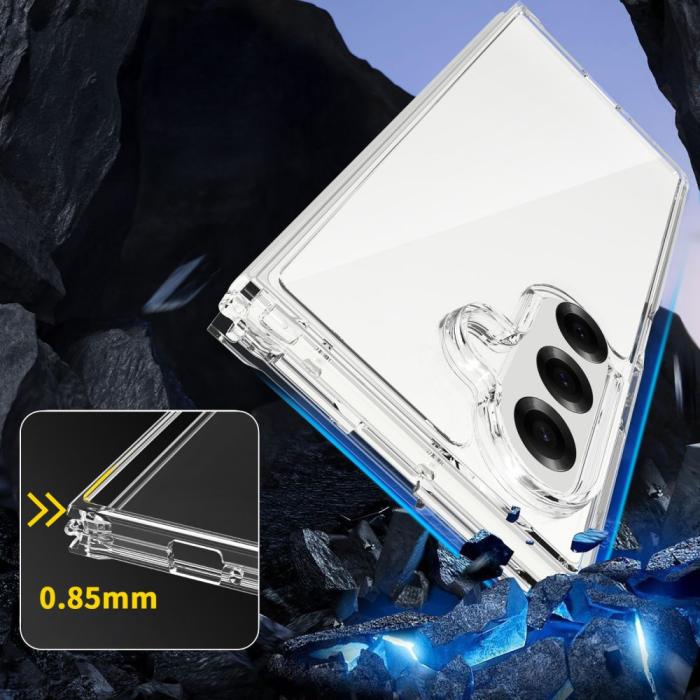 Bild 2, Tech-Protect Tech-Protect Galaxy Z Fold 7 Skal FlexAir Hybrid Transparent - Teknikhallen.se