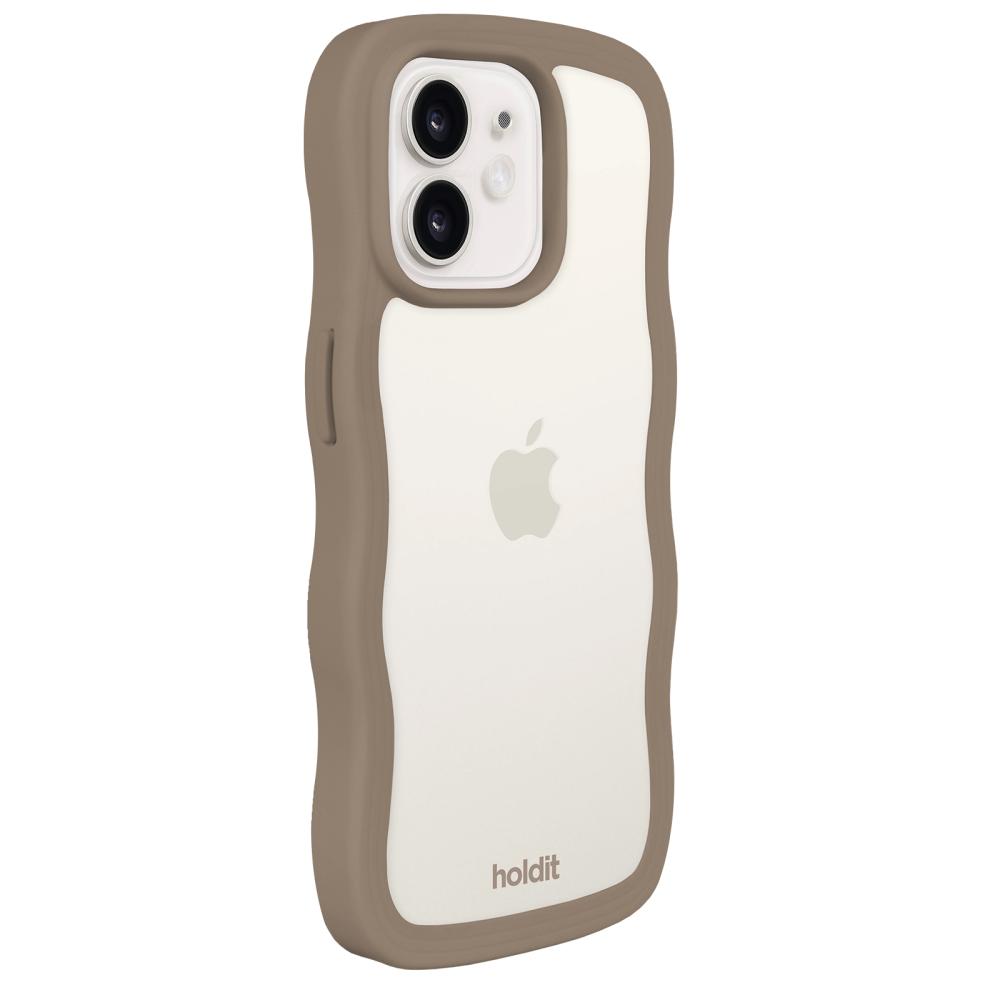 holdit holdit iPhone 12/12 Pro Skal Wavy Mocha Brown Transparent - Teknikhallen.se