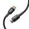 Tech-Protect 100W/5A 25cm PD USB-C - USB-C Kabel UltraBoost Evo Svart - Teknikhallen.se