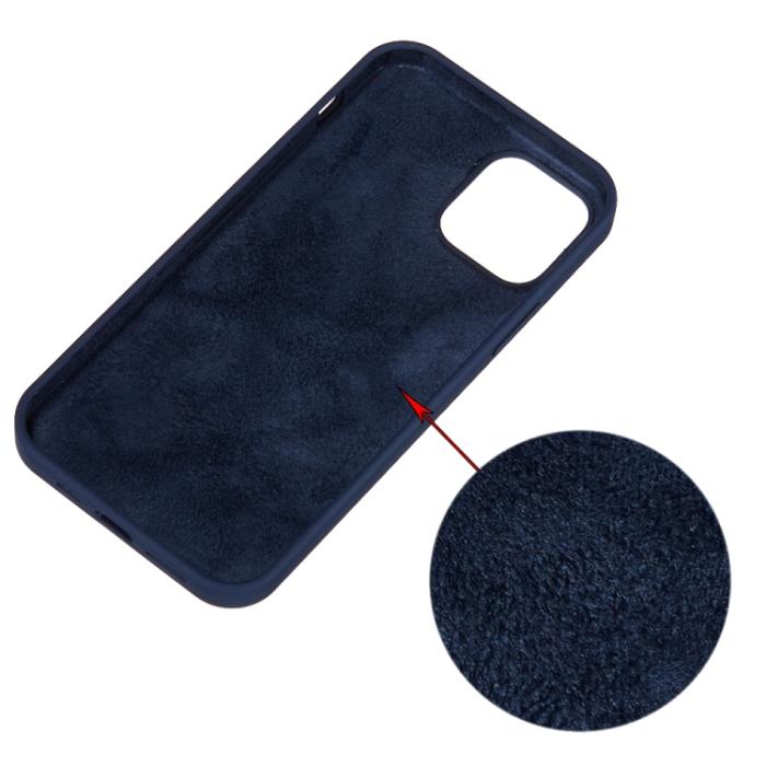Bild 3,  iPhone 15 Pro Skal Silikon Midnatt Blå - Teknikhallen.se