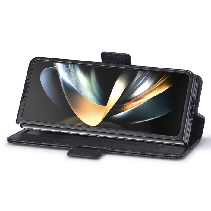 Bild 3, LC.IMEEKE LC.IMEEKE Galaxy Z Fold 5 Fodral RFID Läder Svart - Teknikhallen.se