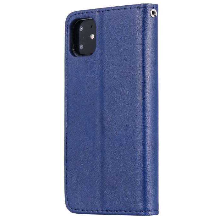 Bild 3,  iPhone 11 - Plånboksfodral/Magnet Skal 2in1 - Mörk Blå - Teknikhallen.se