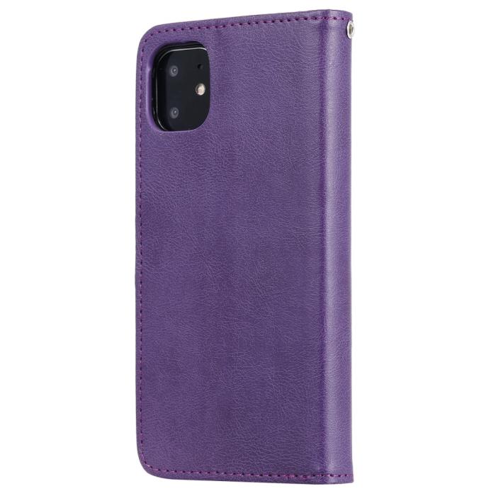 Bild 3,  iPhone 11 - Plånboksfodral/Magnet Skal 2in1 - Lila - Teknikhallen.se