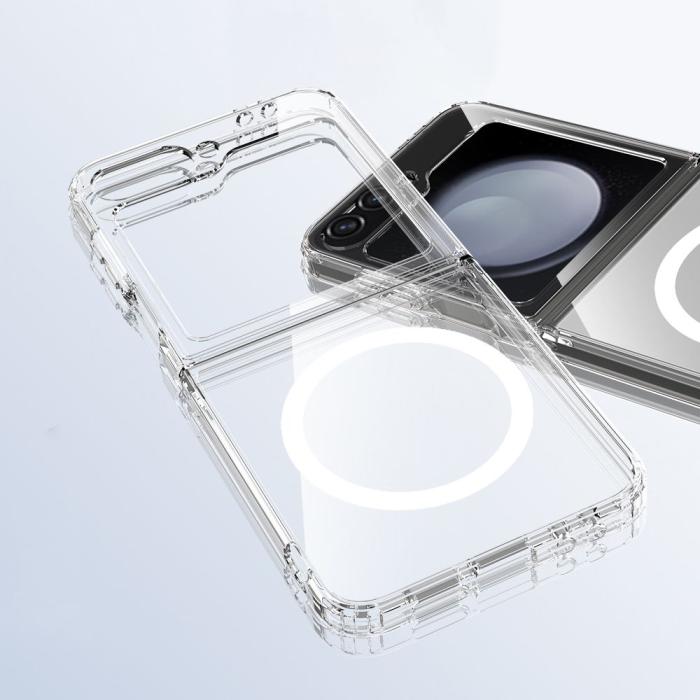 Bild 3, Tech-Protect Tech-Protect Galaxy Z Flip 7 FE/Flip 6 Skal MagSafe FlexAir Transparent - Teknikhallen.se