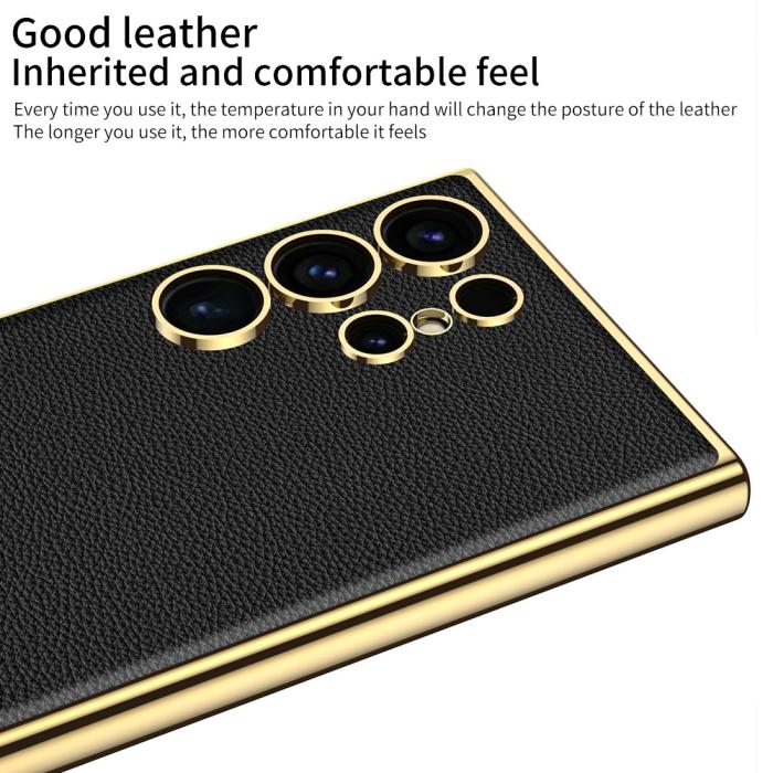 Bild 3, GKK GKK Samsung Galaxy S24 Ultra Skal Slim Electroplate Roséguld - Teknikhallen.se