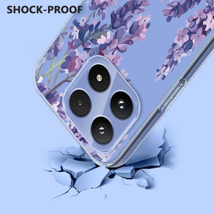 Bild 2,  Xiaomi 17 Skal TPU Blommor Blåregn - Teknikhallen.se