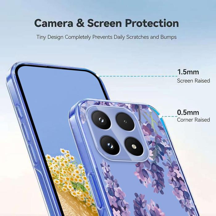 Bild 3,  Xiaomi 17 Skal TPU Blommor Blåregn - Teknikhallen.se
