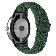  Google Pixel Watch / Watch 2 Justerbart Nylon Armband Gr&ouml;n - Teknikhallen.se