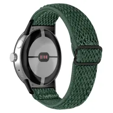  Google Pixel Watch / Watch 2 Justerbart Nylon Armband Gr&ouml;n - Teknikhallen.se