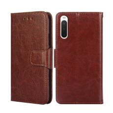  Sony Xperia 10 IV Fodral L&auml;der Brun - Teknikhallen.se