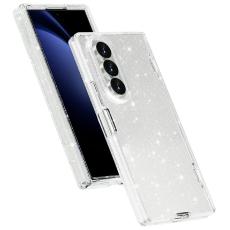  Samsung Galaxy Z Fold 8 Ultra Skal Glitter TPU Vit - Teknikhallen.se