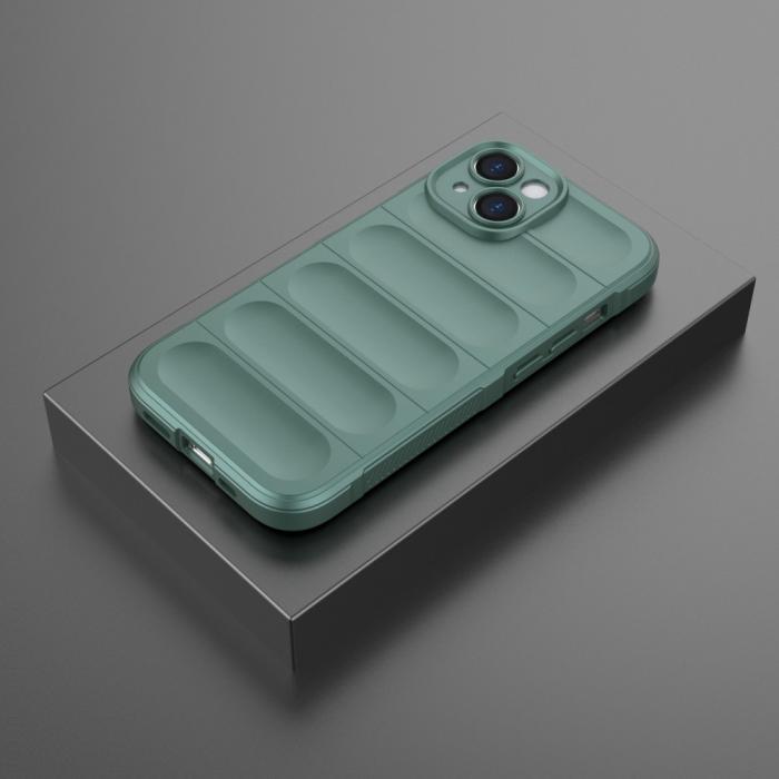 Bild 6,  iPhone 15 Plus Skal Magic Shield Grön - Teknikhallen.se