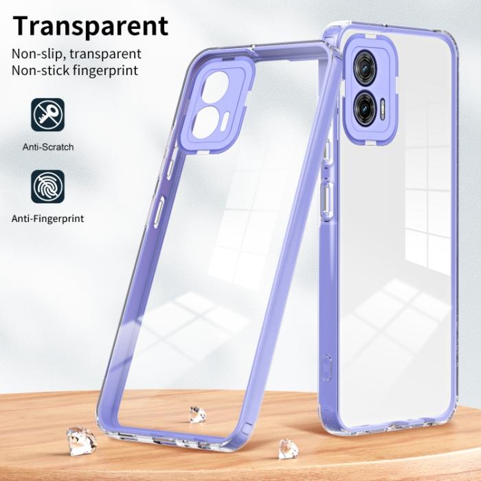Bild 2,  Motorola Moto G73 5G Skal Hybrid Lila - Teknikhallen.se
