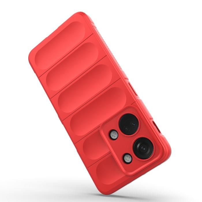 Bild 4,  OnePlus Nord 3 5G Skal Magic Shield Röd - Teknikhallen.se