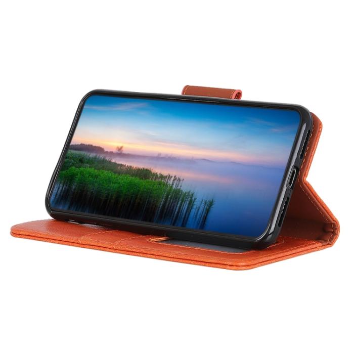 Bild 3,  Samsung Galaxy A13 4G Fodral Nappa Läder Brun - Teknikhallen.se