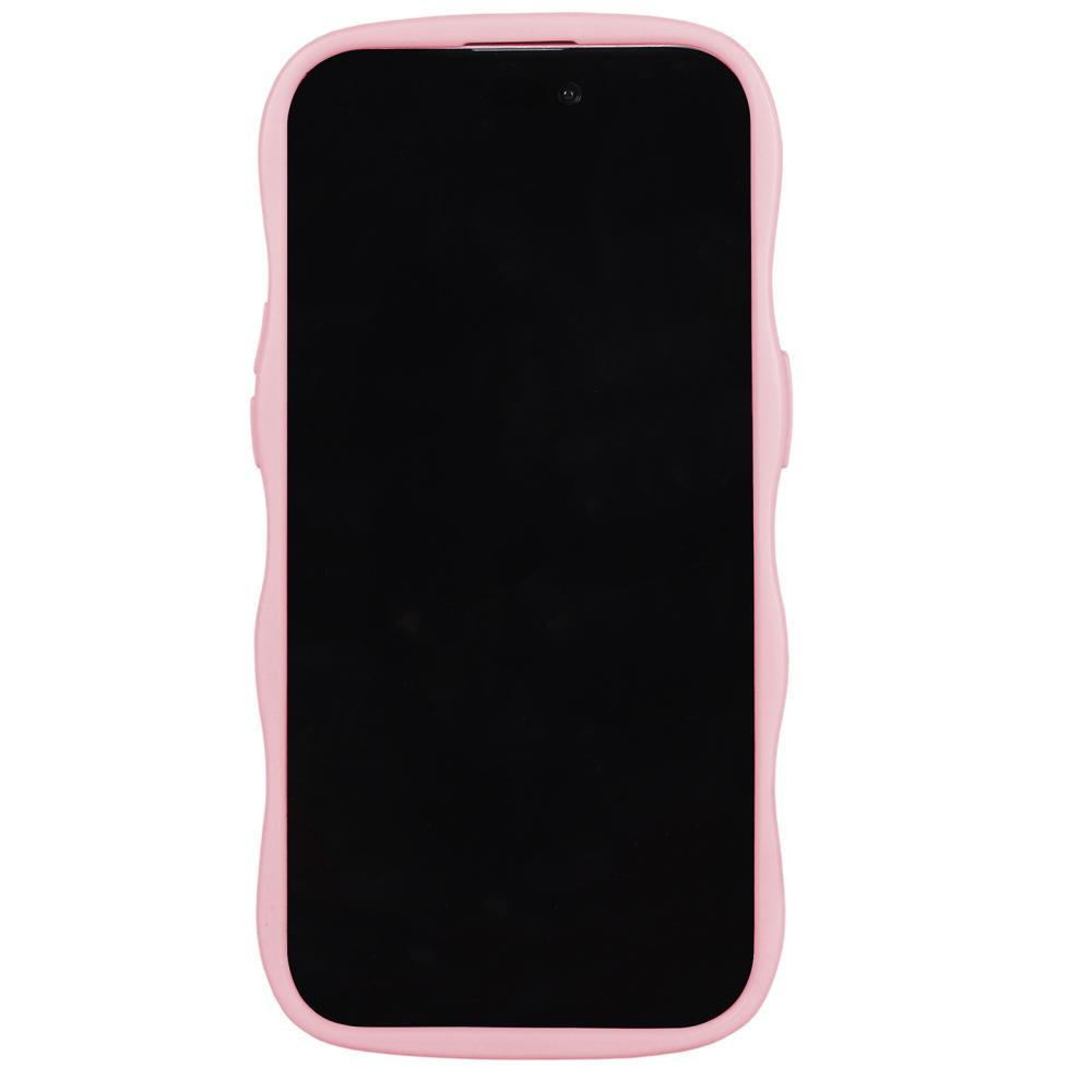 holdit holdit iPhone 12/12 Pro Skal Wavy Pink Transparent - Teknikhallen.se