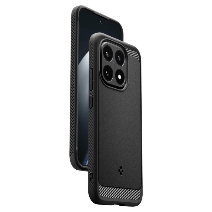 Bild 6, Spigen Spigen Xiaomi 15T Skal Rugged Armor Matt Svart - Teknikhallen.se