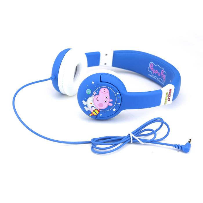 Bild 3, OTL Peppa Pig Hörlur För Barn On-Ear George Rocket - Teknikhallen.se