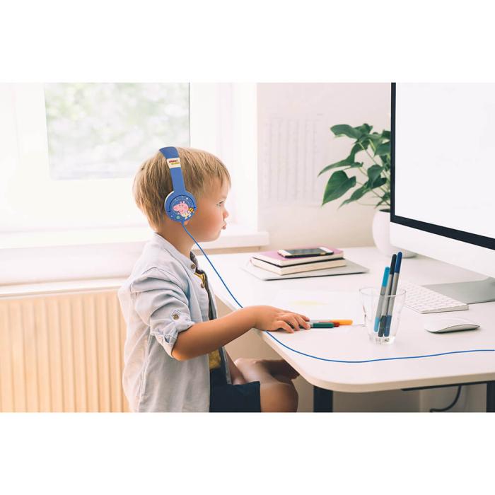 Bild 5, OTL Peppa Pig Hörlur För Barn On-Ear George Rocket - Teknikhallen.se