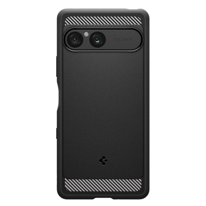 Bild 2, Spigen Spigen Sony Xperia 10 VII Skal Rugged Armor Matt Svart - Teknikhallen.se