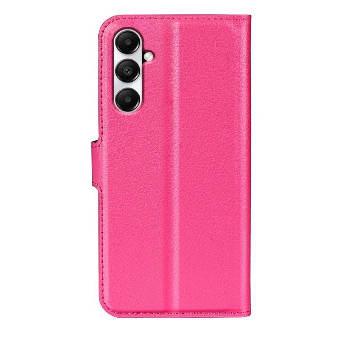 Bild 6,  Samsung Galaxy A05s 4G Fodral Litchi Läder Rosa - Teknikhallen.se