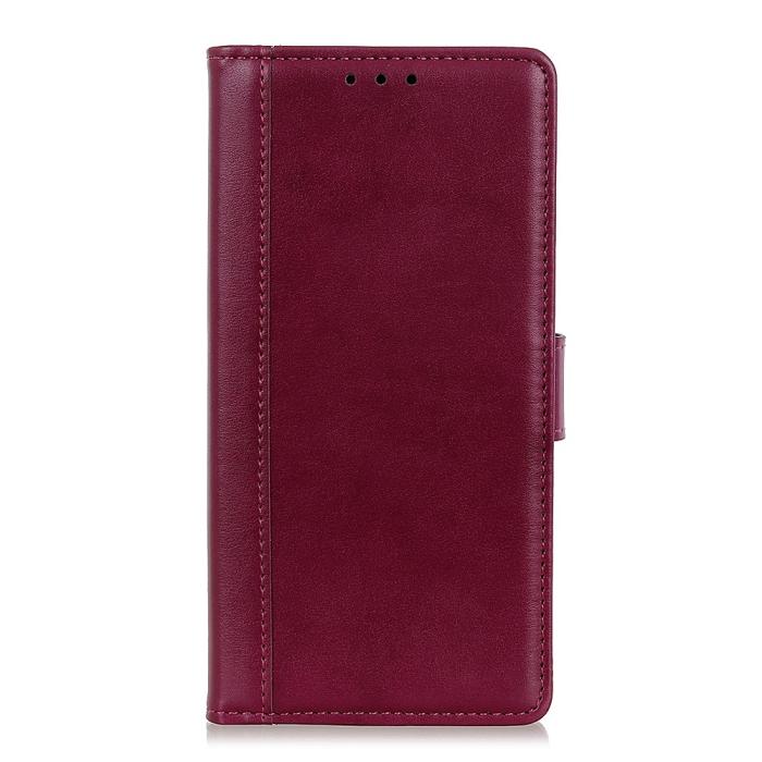 Bild 6,  Xiaomi Redmi 10 5G Fodral Läder Röd - Teknikhallen.se