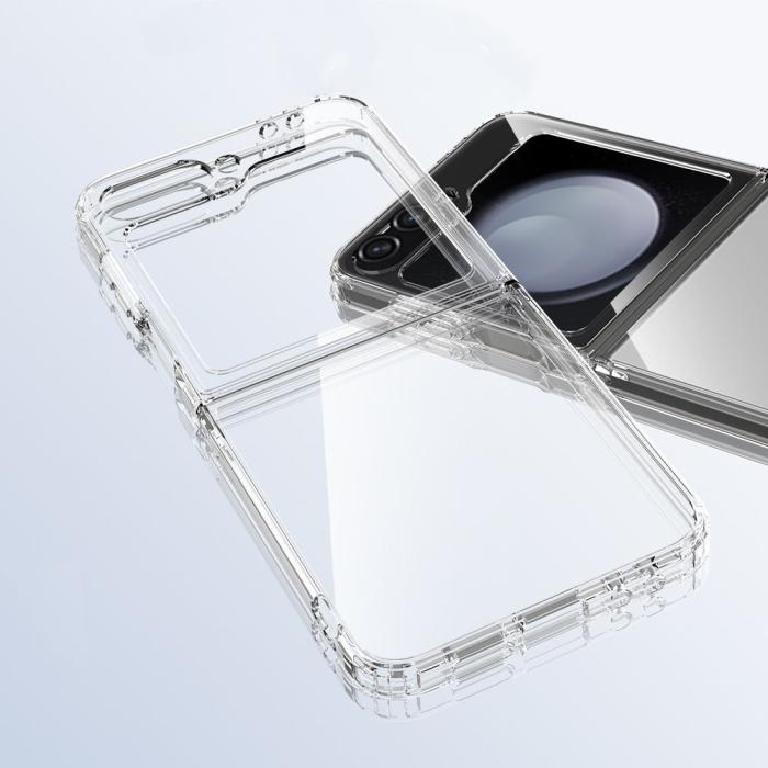 Bild 2, Tech-Protect Tech-Protect Galaxy Z Flip 7 FE / Flip 6 Skal FlexAir Transparent - Teknikhallen.se
