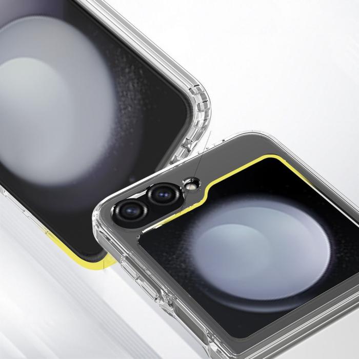 Bild 4, Tech-Protect Tech-Protect Galaxy Z Flip 7 FE / Flip 6 Skal FlexAir Transparent - Teknikhallen.se