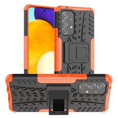 Samsung Galaxy A53 5G Skal St&ouml;tt&aring;ligt med St&ouml;d Orange - Teknikhallen.se
