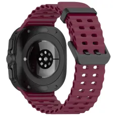 Galaxy Watch Ultra (2025) / 47 mm Armband Wave Design Vinr&ouml;d - Teknikhallen.se