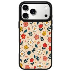  iPhone 18 Pro / 17 Pro Skal MagSafe UV-M&ouml;nster Blommor - Teknikhallen.se