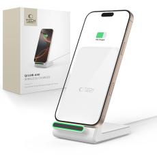 Tech-Protect Tech-Protect 15W Qi Tr&aring;dl&ouml;s Laddare Vit - Teknikhallen.se