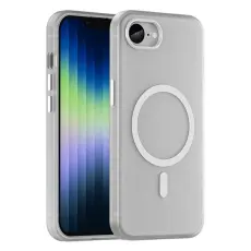  iPhone 17e / 16e Skal MagSafe Slim Matt Vit - Teknikhallen.se