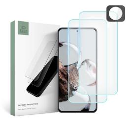 Tech-Protect Tech-Protect Xiaomi 12T Pro 3-PACK Skärmskydd/Linsskydd - Teknikhallen.se