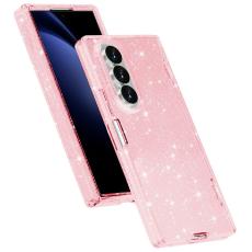  Samsung Galaxy Z Fold 8 Ultra Skal Glitter TPU Rosa - Teknikhallen.se