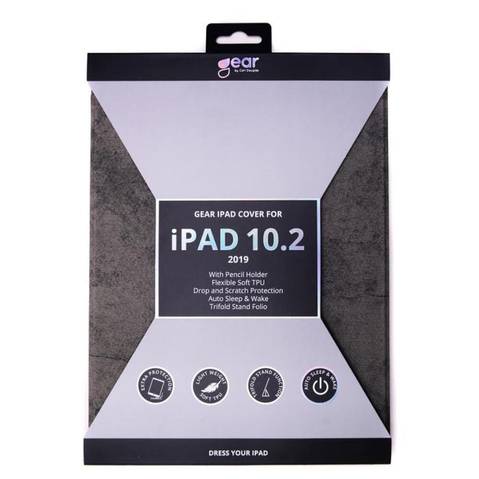 Bild 2, Gear GEAR iPad 10.2 2019/2020/2021 / Air 10.5 Fodral Grå - Teknikhallen.se