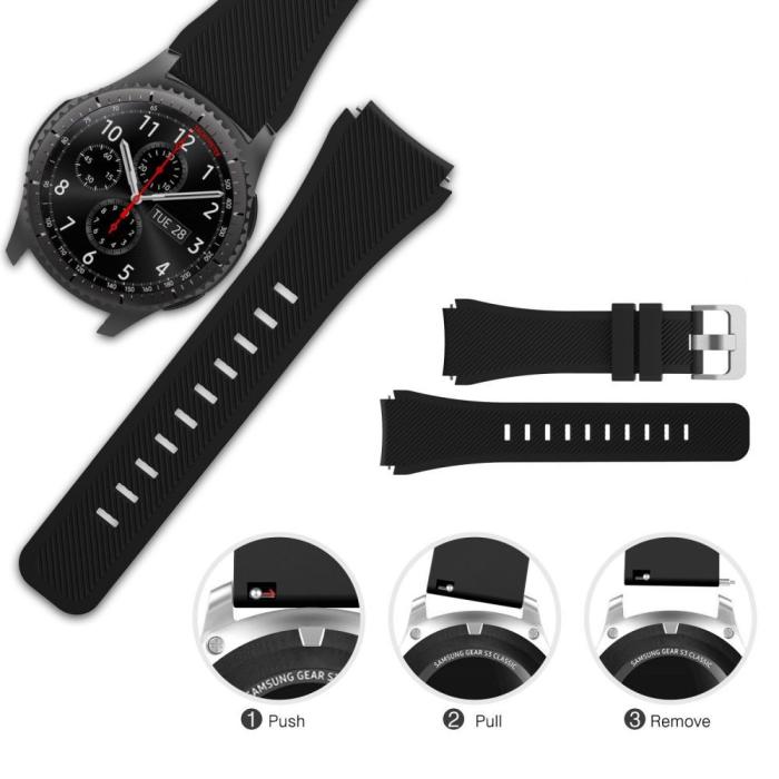 Bild 4, Tech-Protect Tech-Protect Galaxy Watch 46 mm Armband SmoothBand Röd - Teknikhallen.se