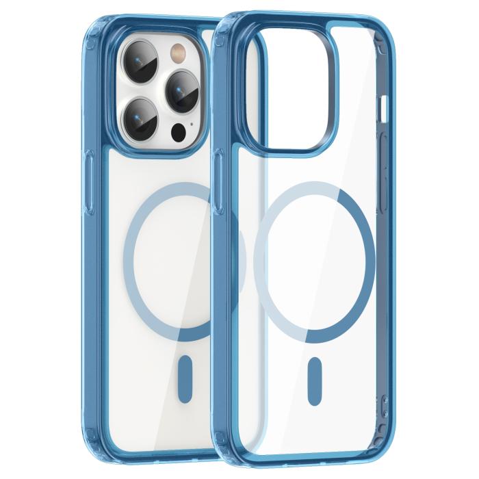 Bild 2, ColorPop ColorPop iPhone 14 Pro Skal CH MagSafe Transparent/Mörk Blå - Teknikhallen.se