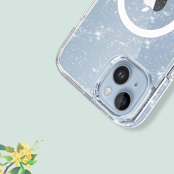 Bild 3, Tech-Protect Tech-Protect iPhone 14 / 13 Skal MagSafe FlexAir Hybrid Glitter - Teknikhallen.se
