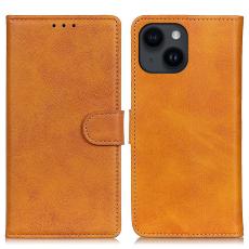  iPhone 15 Plus Fodral Solid L&auml;der Brun - Teknikhallen.se