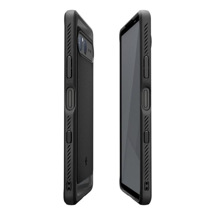Bild 6, Spigen Spigen Sony Xperia 10 VII Skal Rugged Armor Matt Svart - Teknikhallen.se
